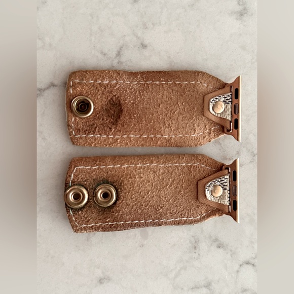 Spark*l Bands Louis Vuitton Damier Azur Bow Band, XS, Apple Watch Band 38/40mm - Picture 14 of 15